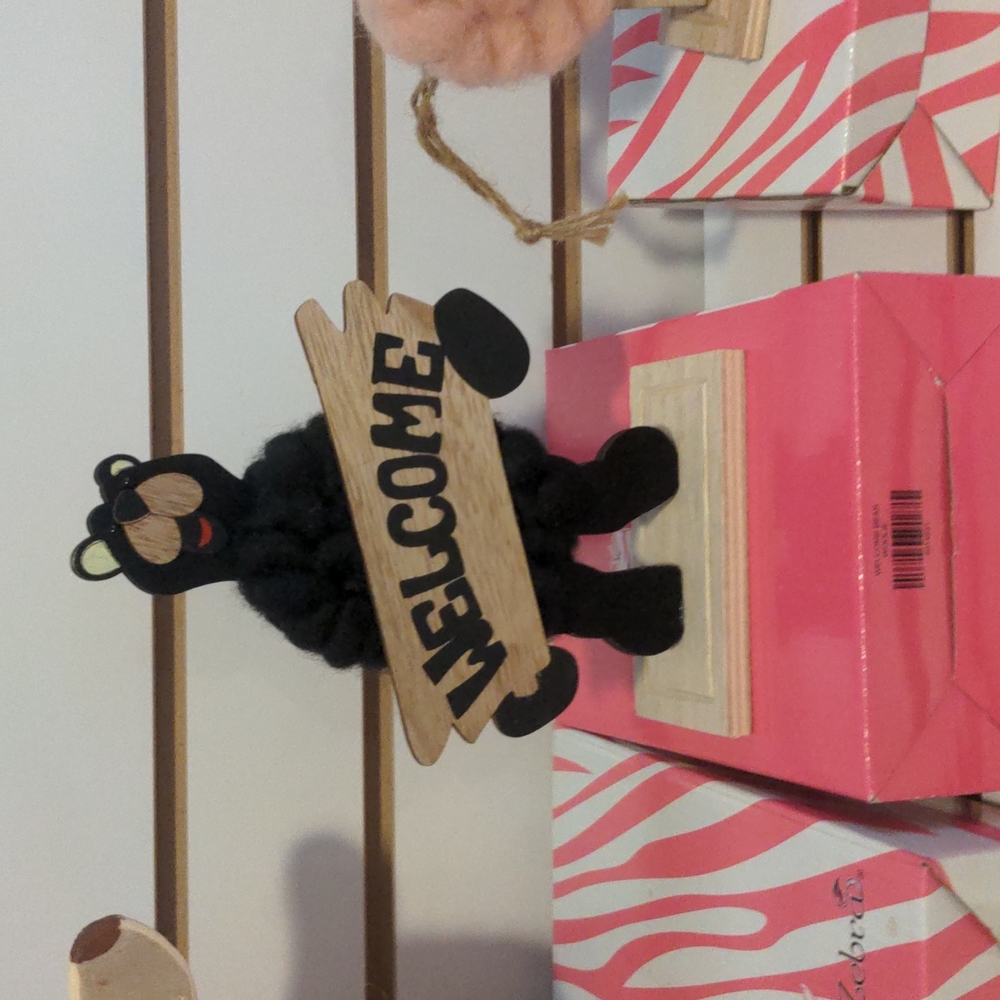Pink Zebra Woolie for Fragrance spray or Soaks